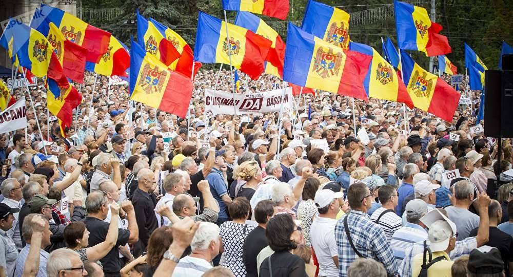 Антиправительственная акция протеста прошла в Кишинёве