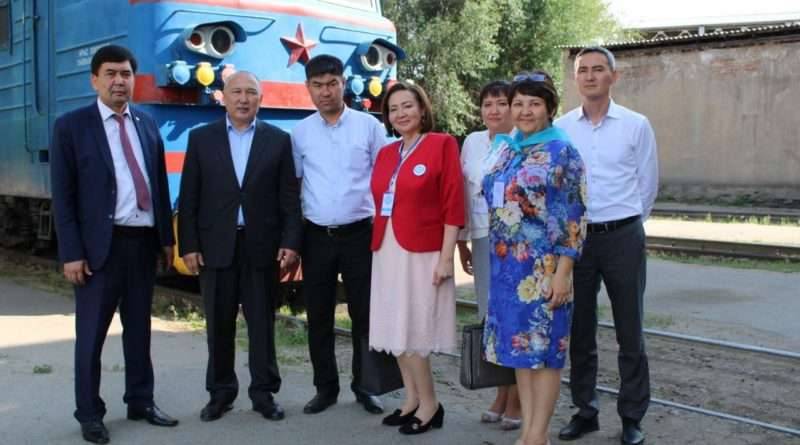 Встреча Таспихова с работниками локомотивного депо