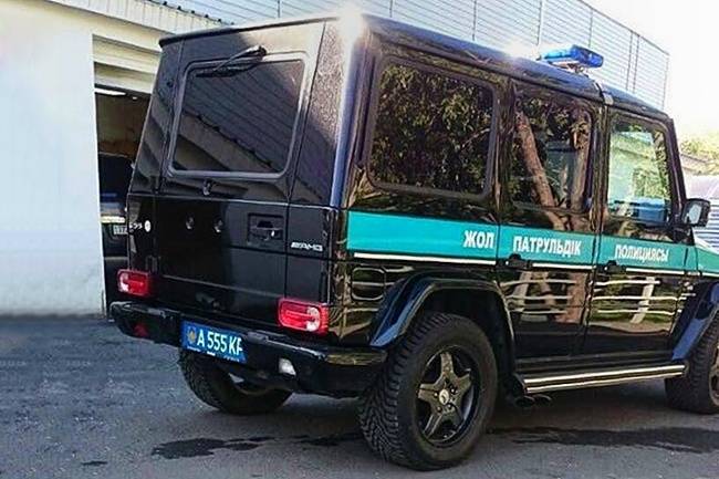 Полицейский служебный Mercedes-Benz G55 AMG 