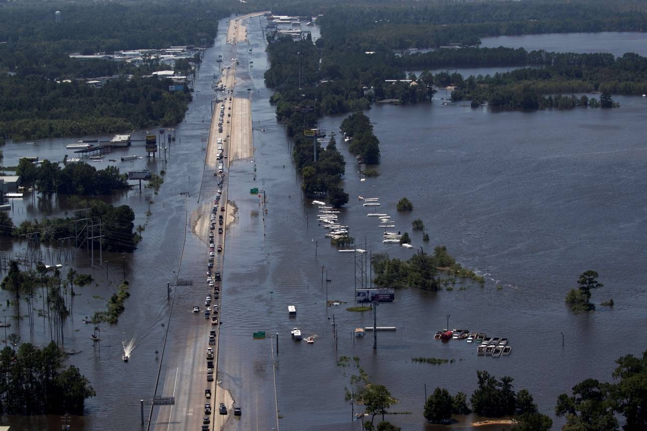 Техас скрылся под водой