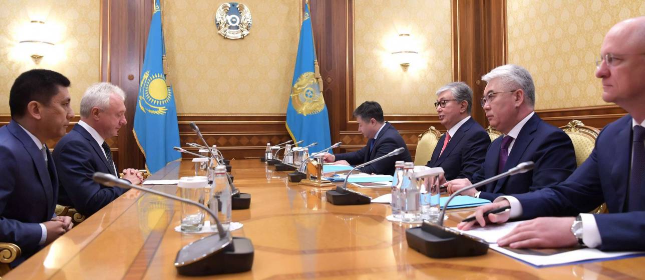 Касым-Жомарт Токаев и Игорь Финогеров