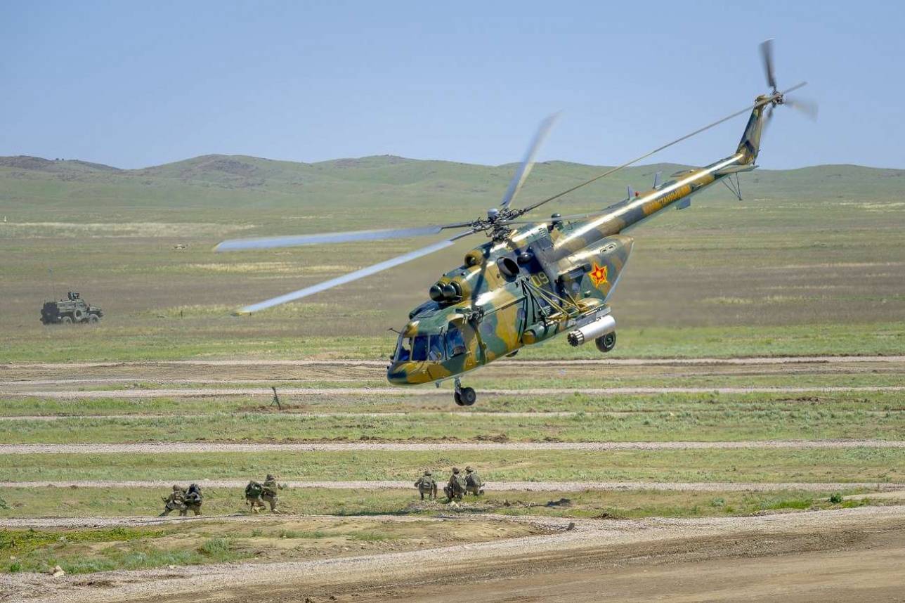 После высадки с Ми-17 B5