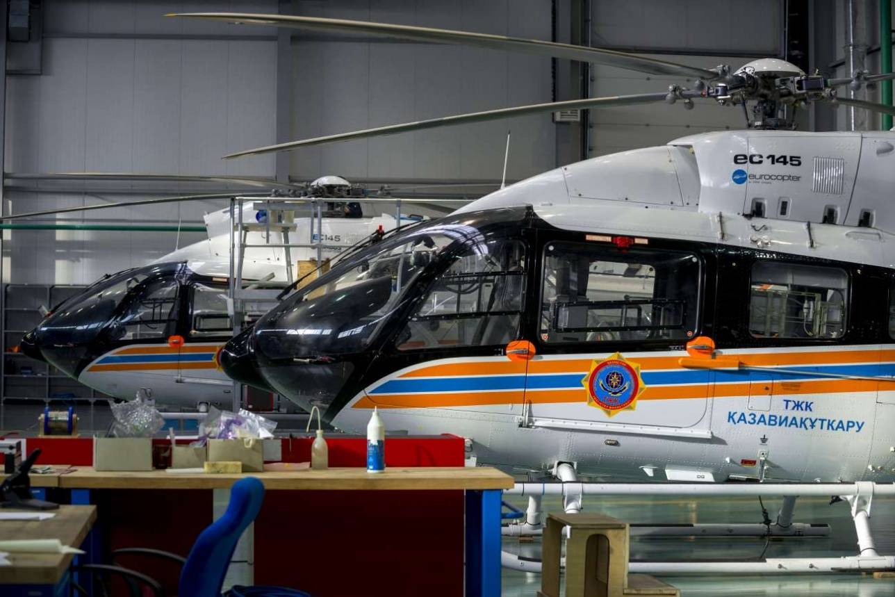 На заводе Eurocopter Kazakhstan Engineering в Астане