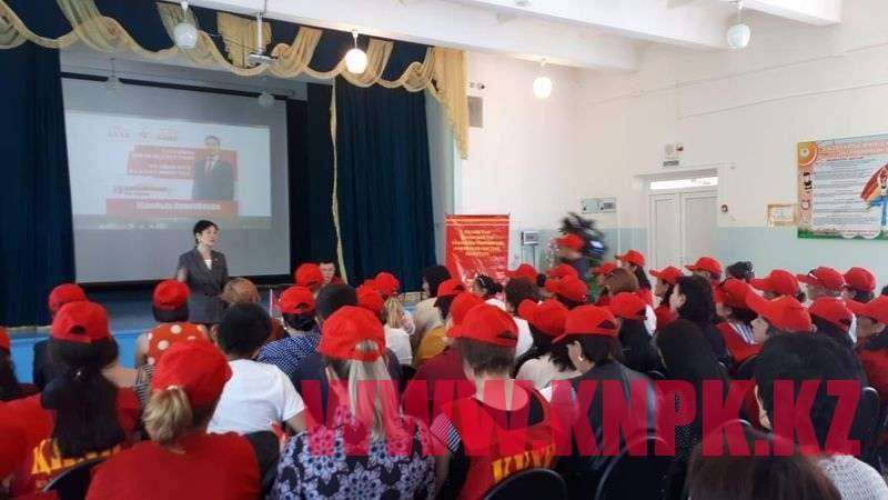 Встреча штаба Ахметбекова с избирателями в Текели