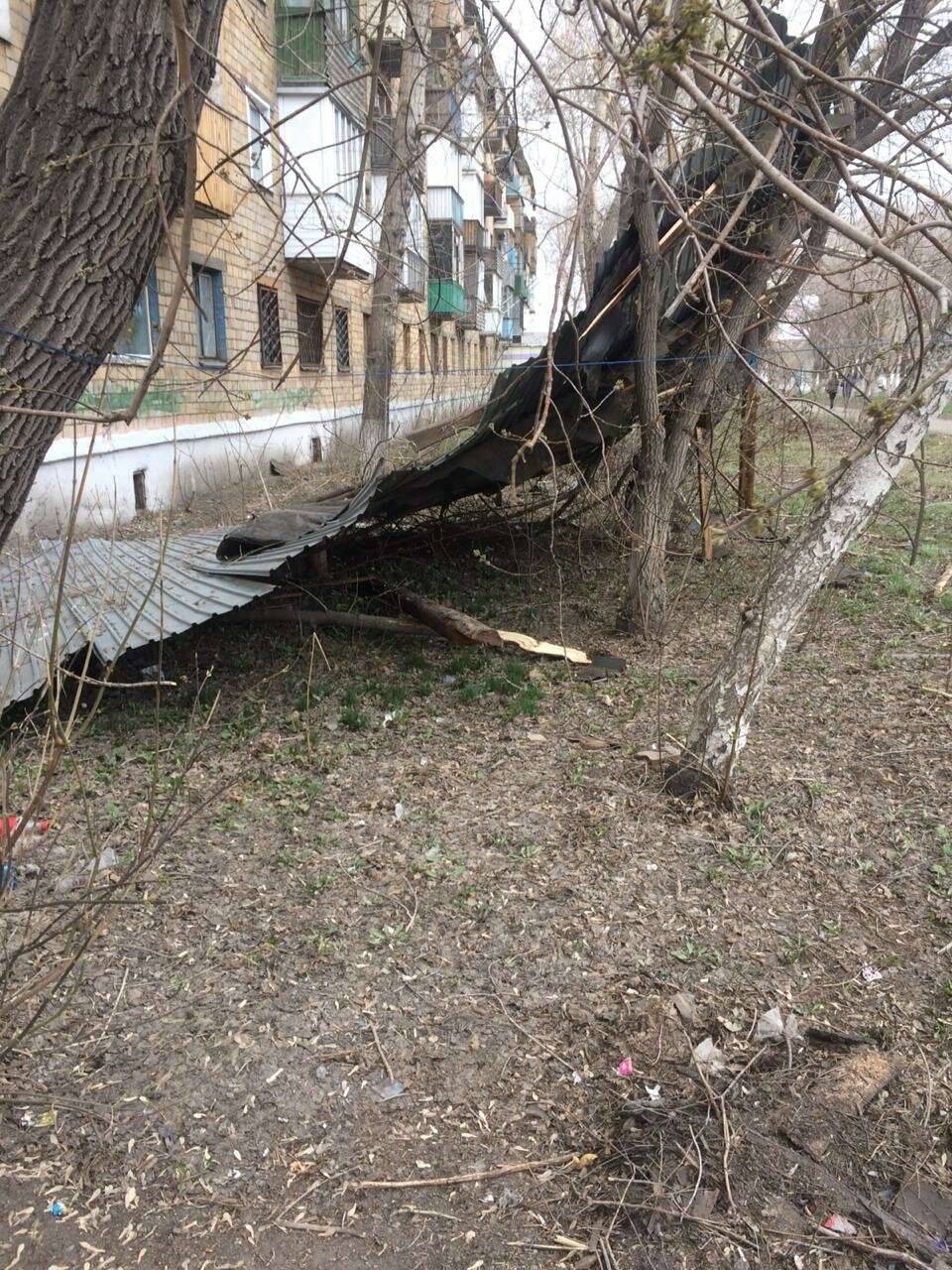 Порывы ветра достигали 25 м/c