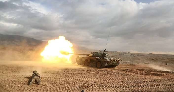 Учения военнослужащих ОДКБ в Кыргызстане