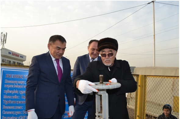 В Туркестан подали газ