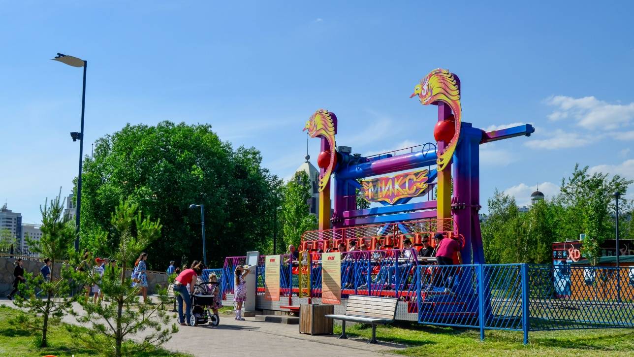 В парке появились новые аттракционы