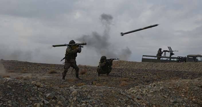 Учения военнослужащих ОДКБ в Кыргызстане