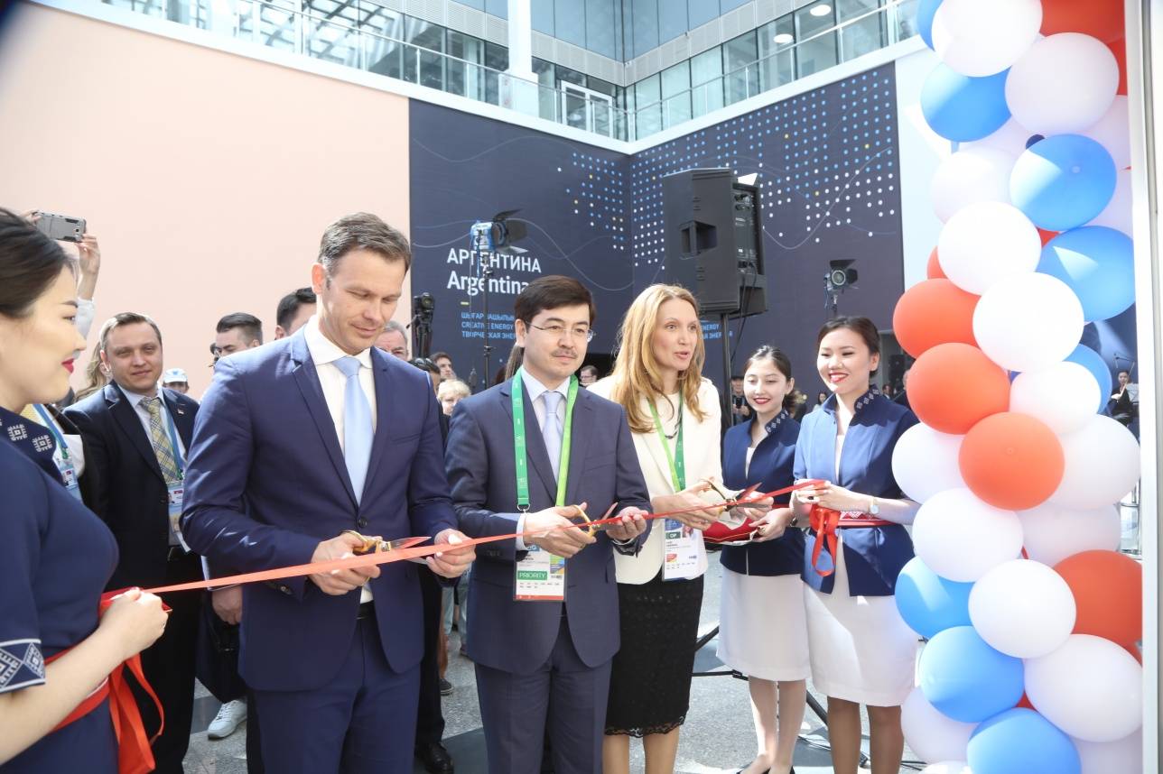 Официальное открытие сербского павильона