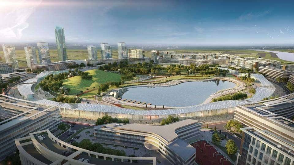 Новый жилой комплекс между улицами ханов Керей Жанибек и Бухар Жырау в Астане