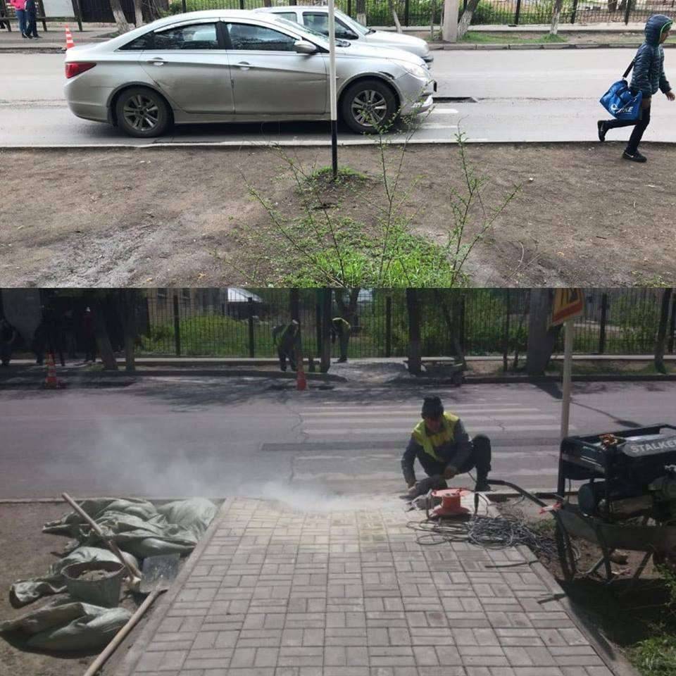 Благоустройство района "Сарыарка"