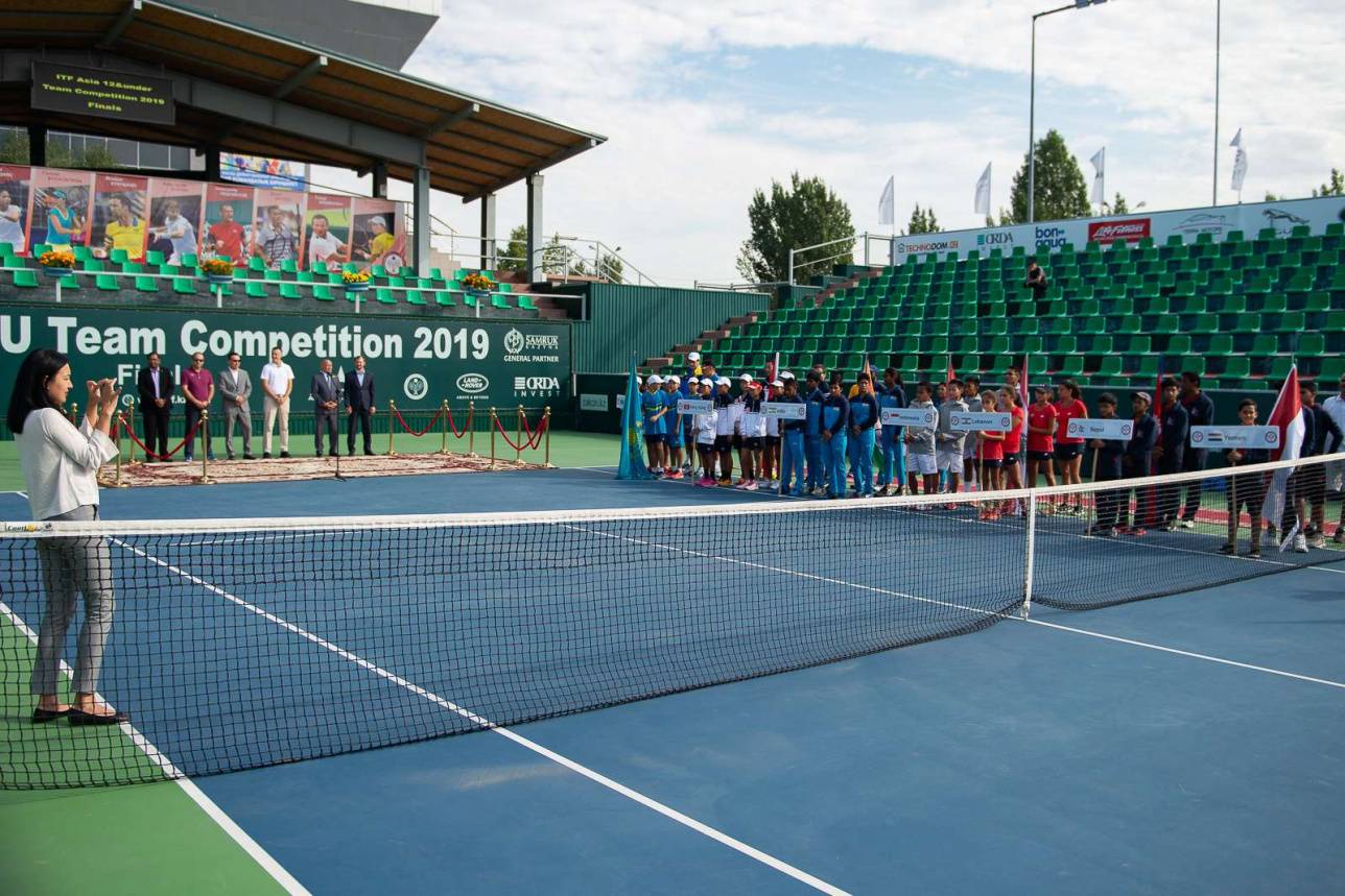 Церемония открытия командного первенства Азии среди детей до 12 лет