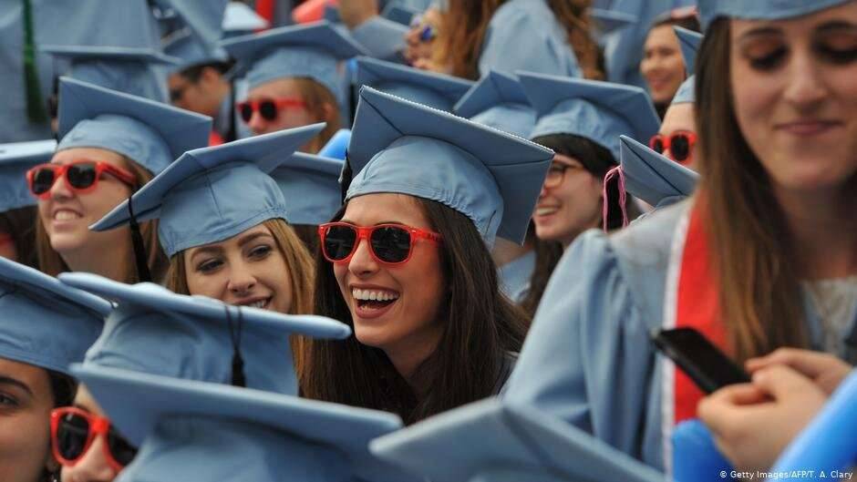 Выпускной в одном из вузов в Нью-Йорке