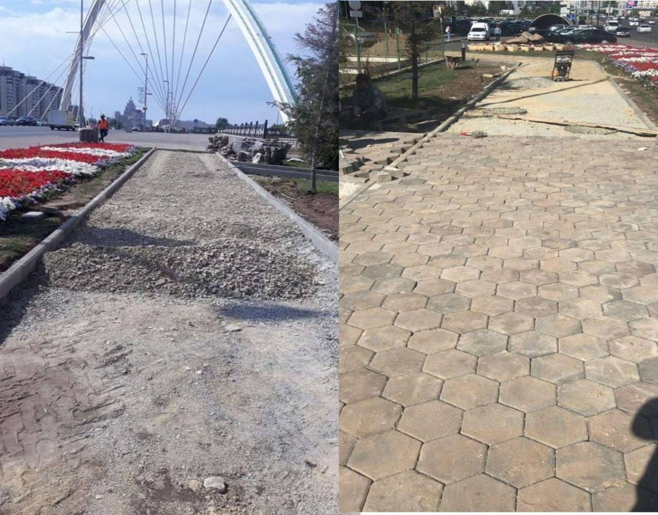 Благоустройство района "Сарыарка"