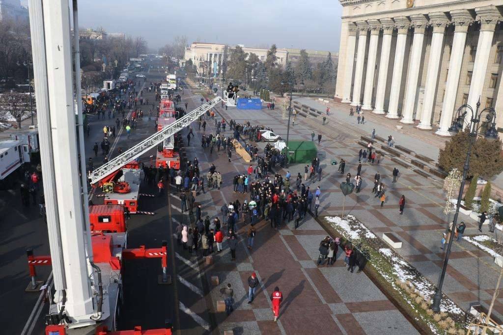 Всемирный день гражданской обороны в Алматы