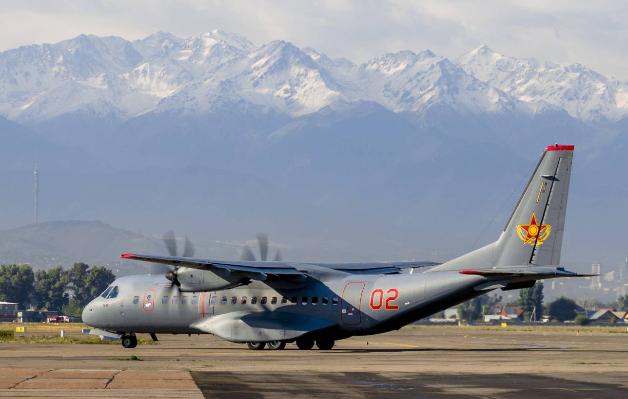 Военно-транспортный самолёт САSA С 295 Военно-воздушных сил Казахстана