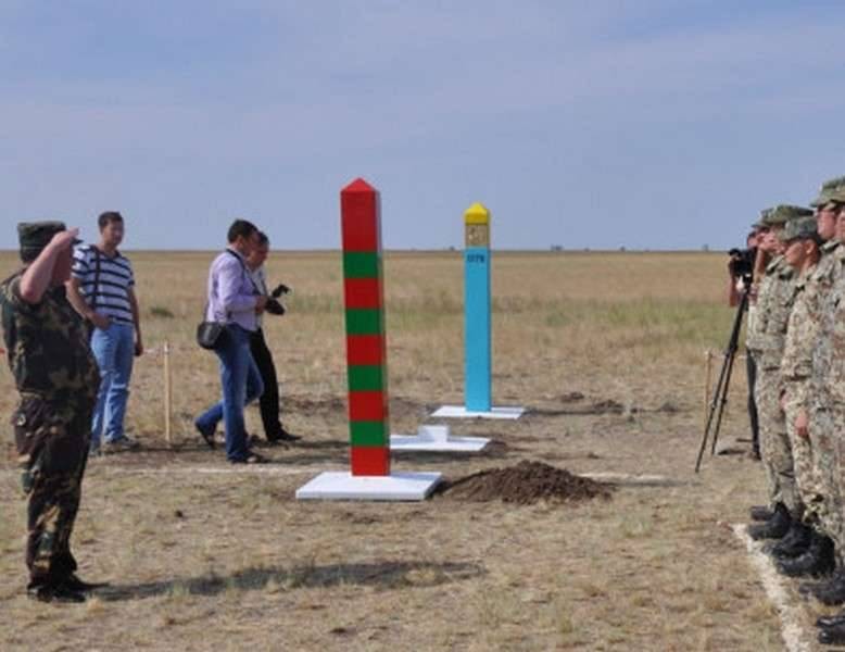 Установка пограничных столбов в Купинском районе