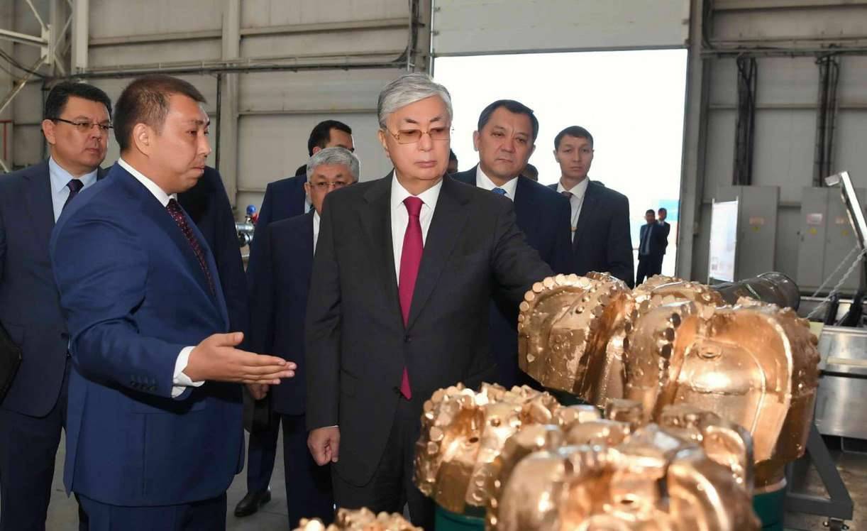 Касым-Жомарт Токаев посетил ТОО "Жигермунайсервис"