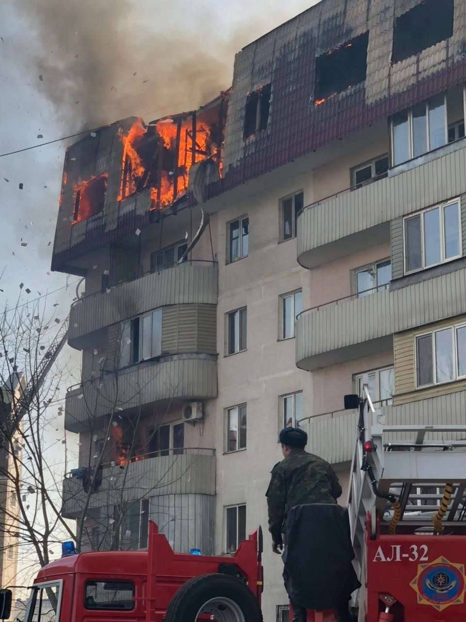 Предварительно: в результате пожара никто не пострадал 