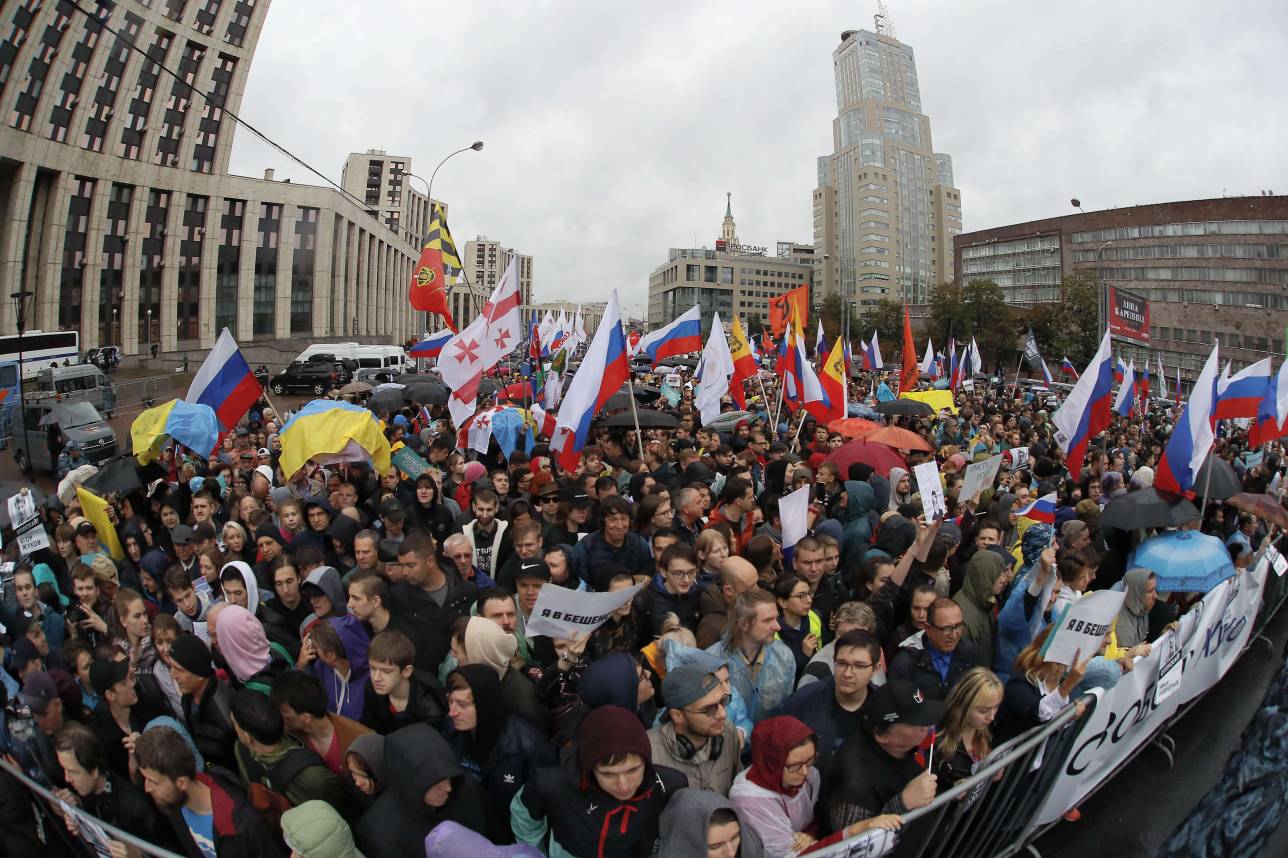 Митинг в Москве 10 августа