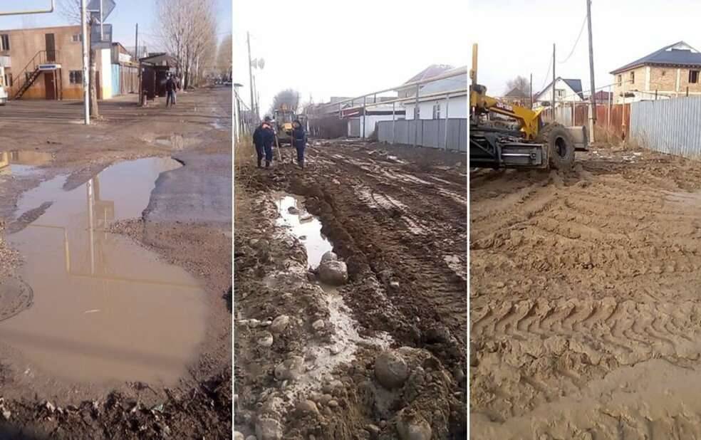 Жители района жалуются акиму города на проблему бездорожья