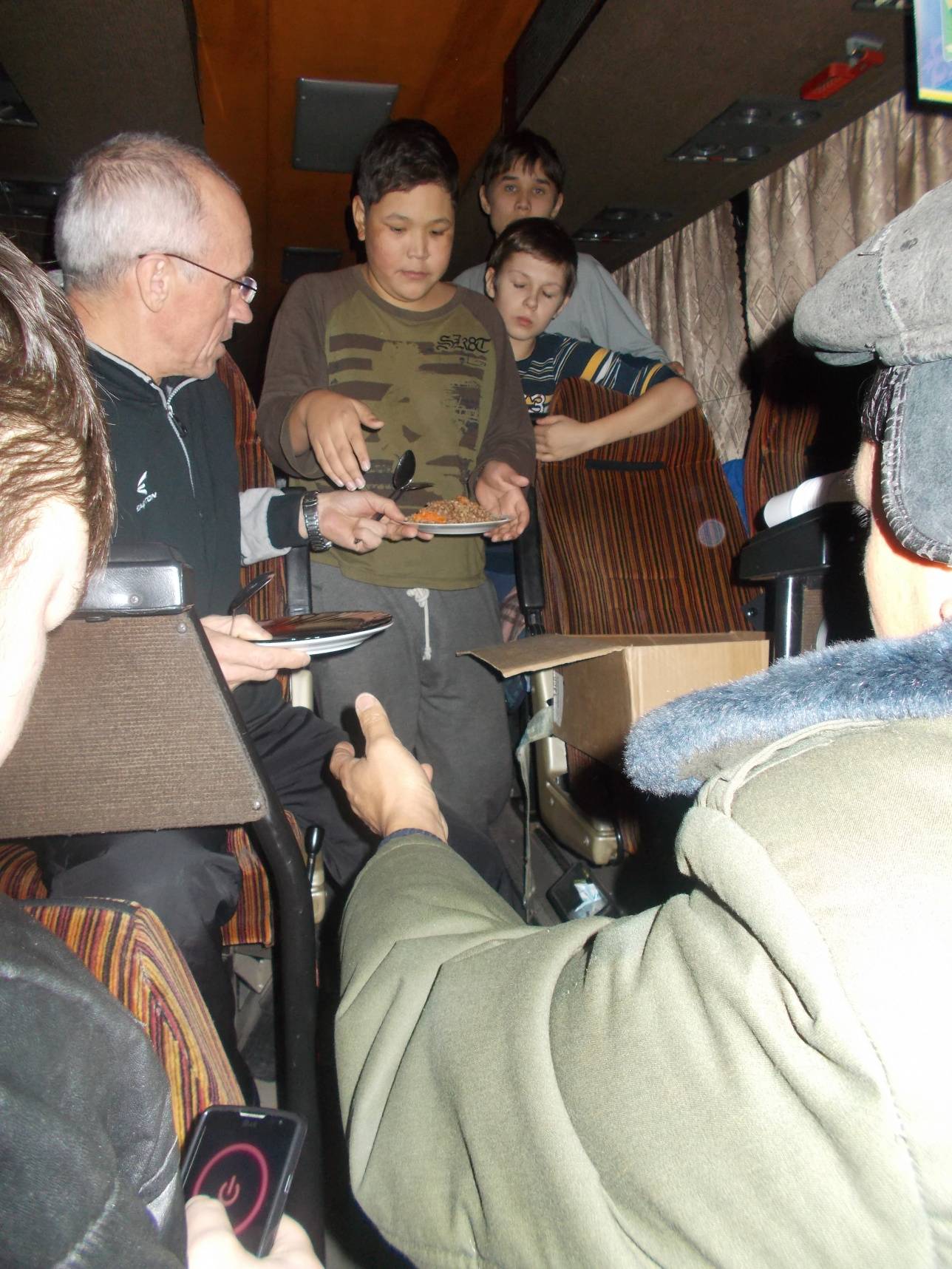 Для юных спортсменов было организовано горячее питание