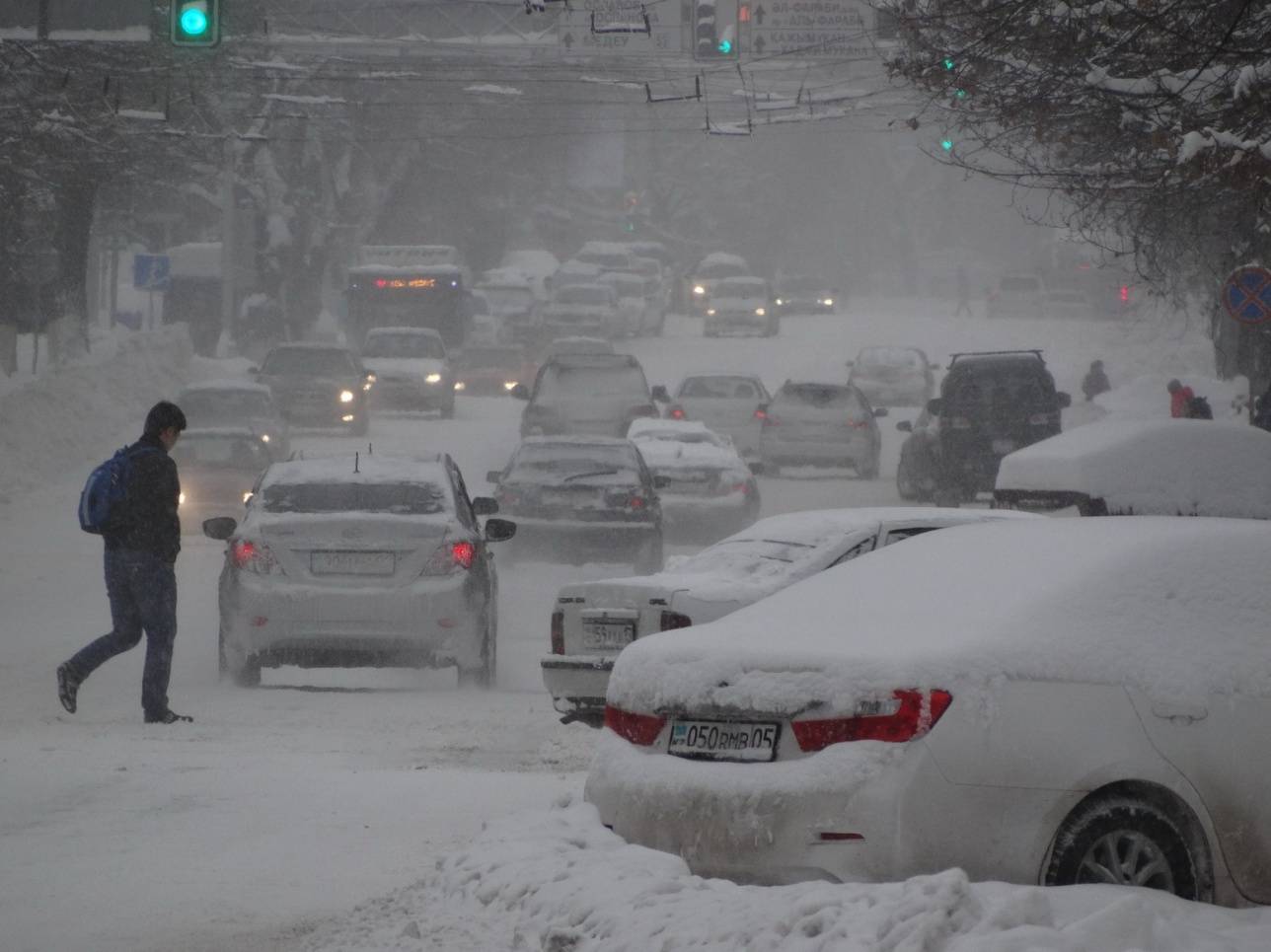 Передвижение по городу затруднено