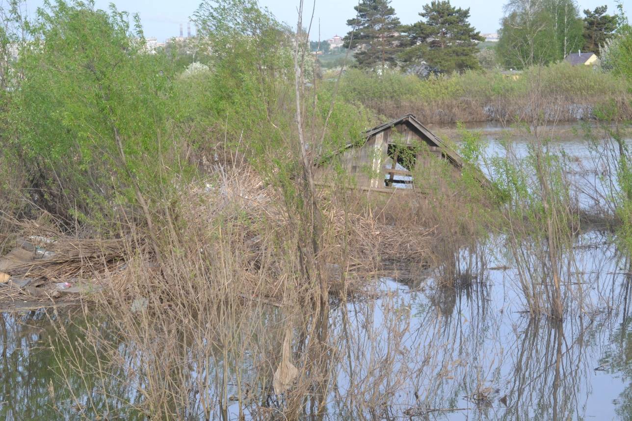 Вода постепенно уходит