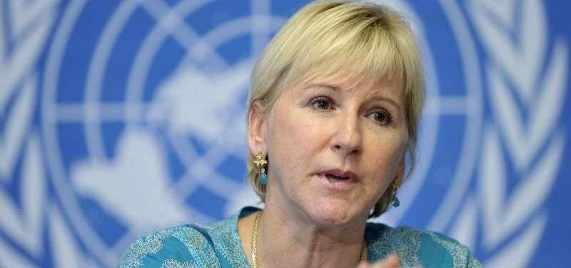 Министр иностранных дел Швеции Маргот Валльстрём 