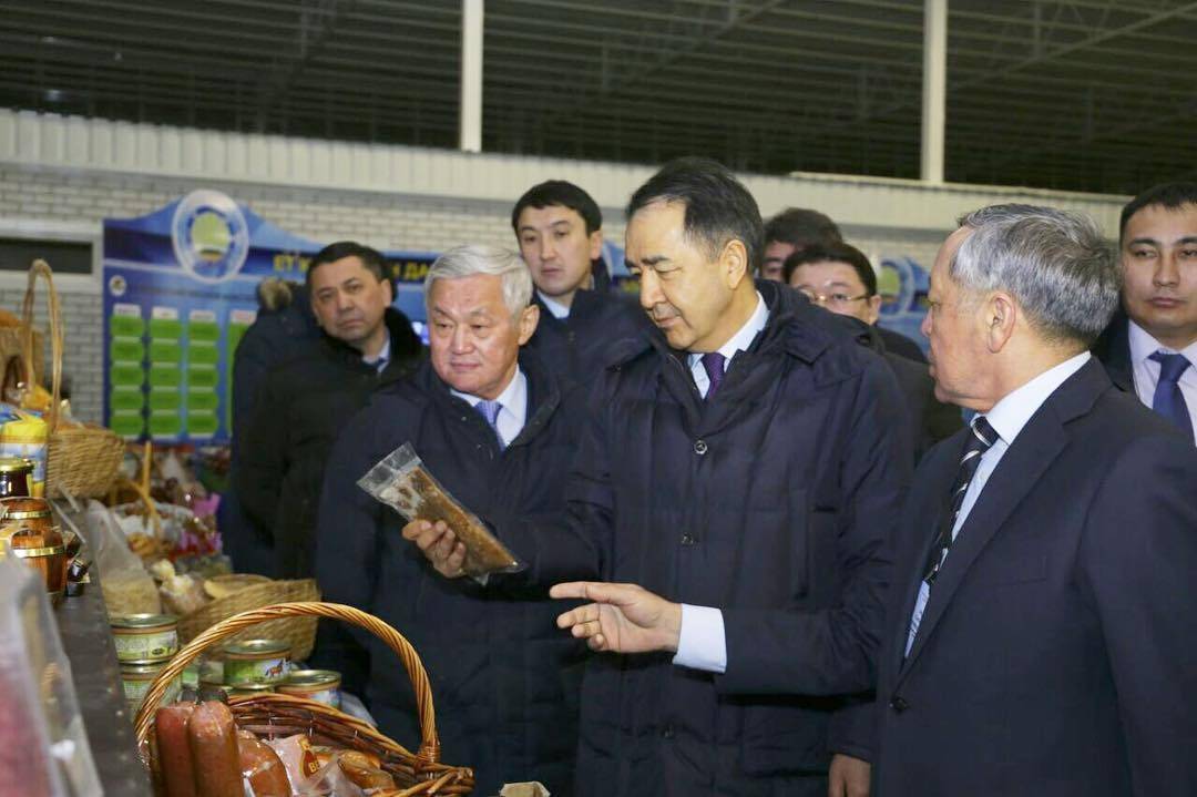 Бакытжан Сагинтаев в Актобе встретился с товаропроизводителями