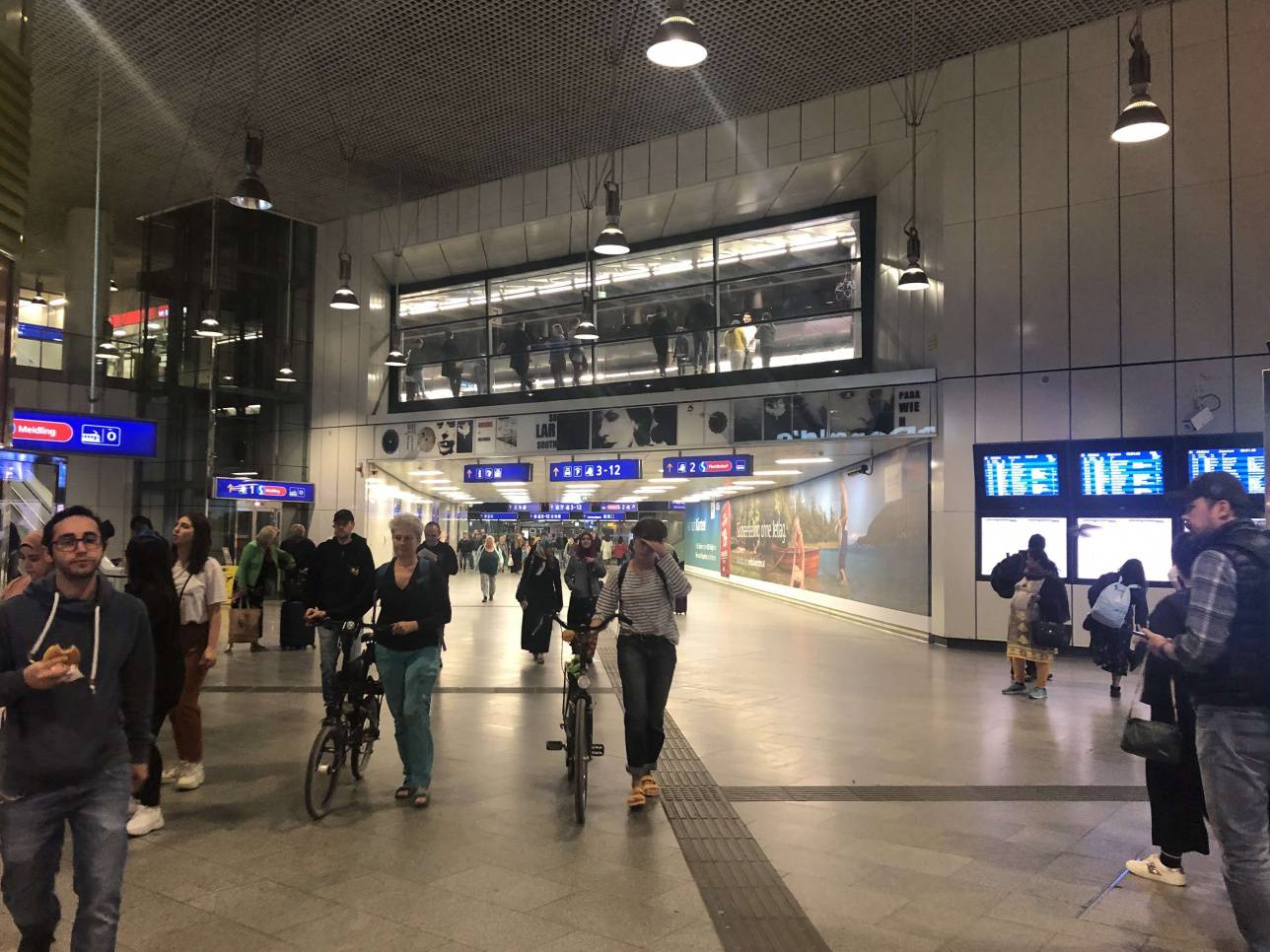 Велосипеды провозить можно только в метро 