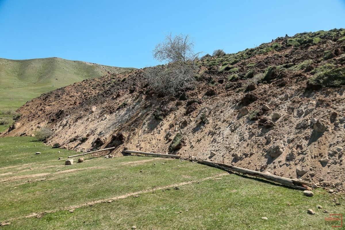 Границы оползня не зафиксированы, он продолжает двигаться