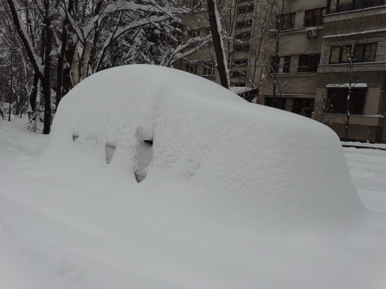 Найти авто - полдела, надо будет ещё ее выкопать из-под снега