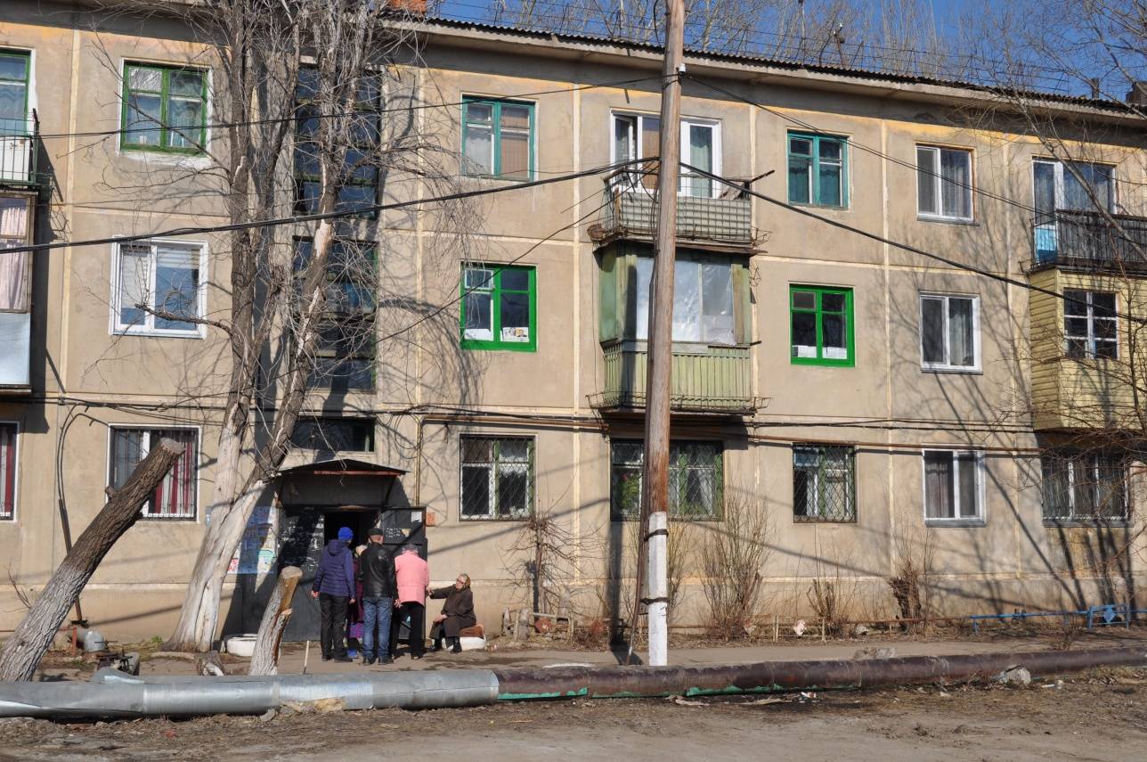 Дом, в котором жители, оказались в неприятной ситуации 