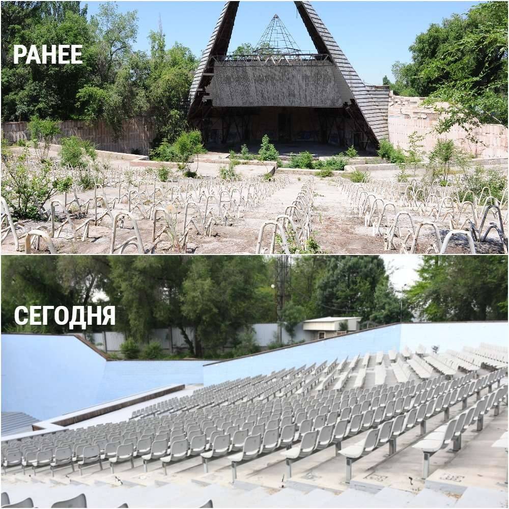 Благоустройство центрального парка Алматы продолжается