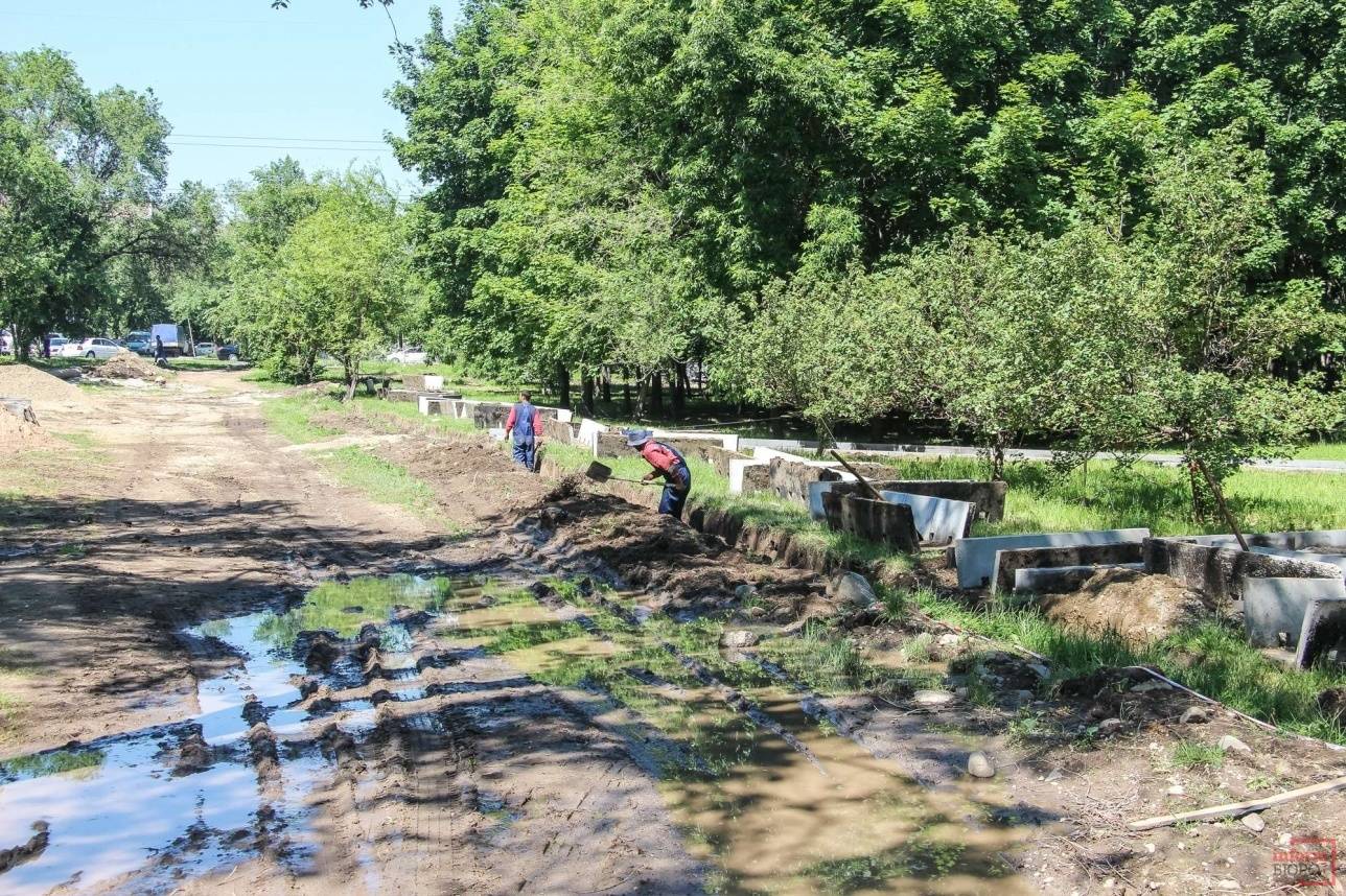 В парке "Южный" началась реконструкция 