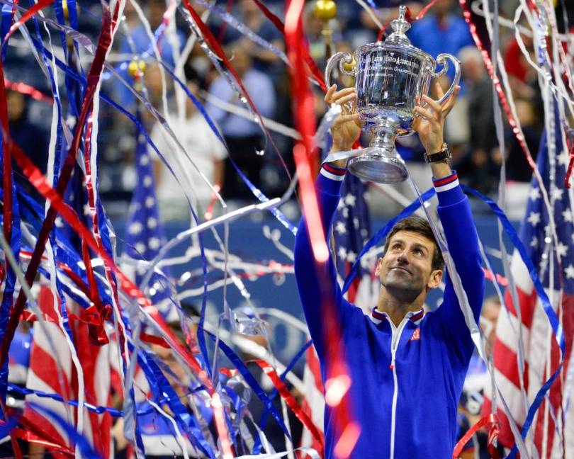 Сербский теннисист Новак Джокович выигрывает US Open второй раз за карьеру