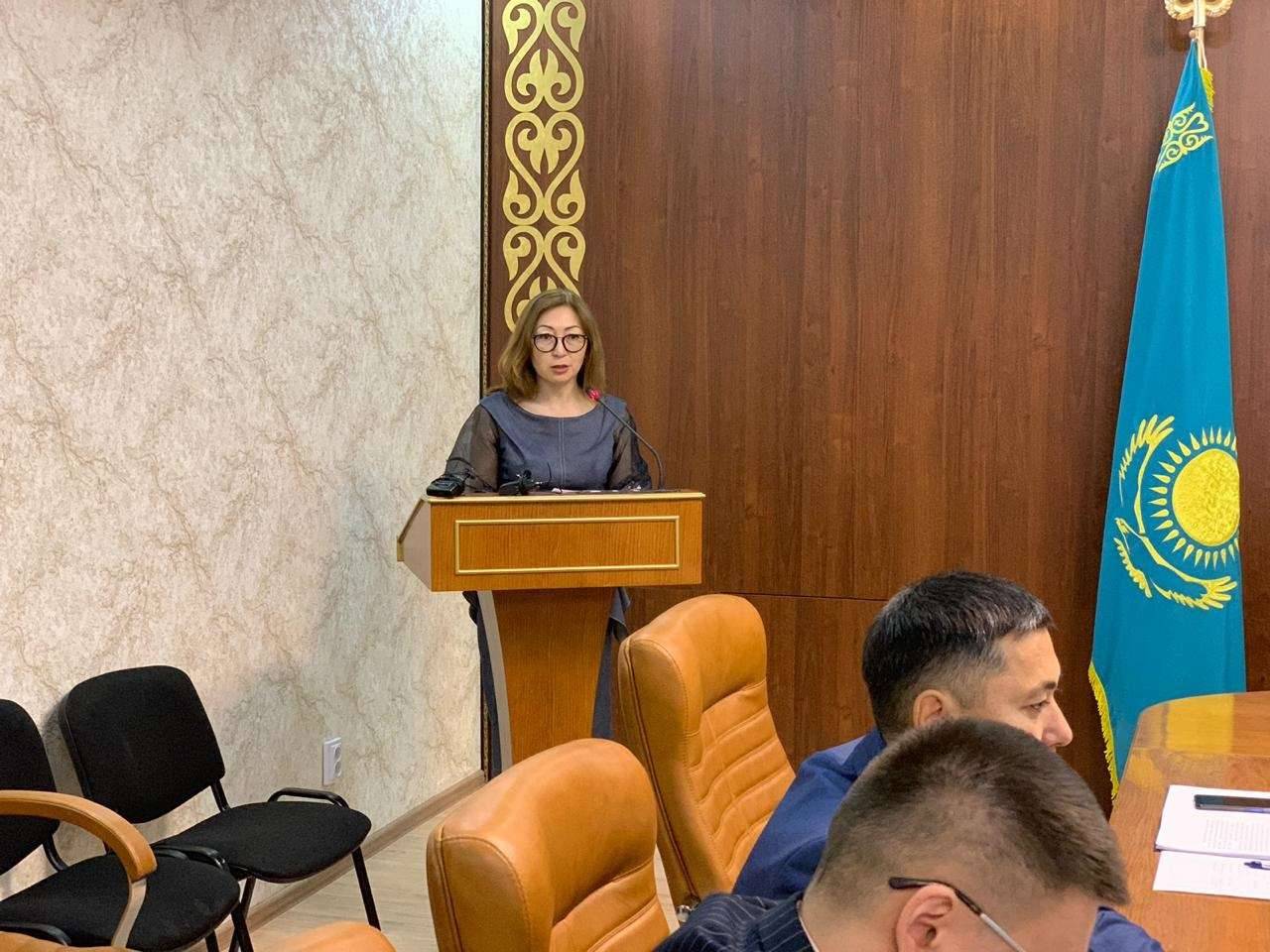 Руководитель управления внутренней политики Зауре Байменова