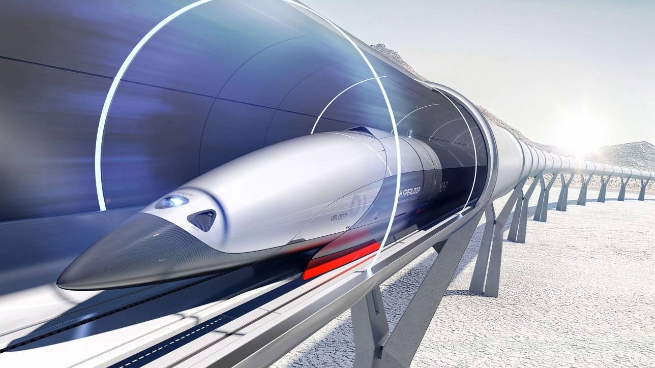 Один из эскизов проекта Hyperloop