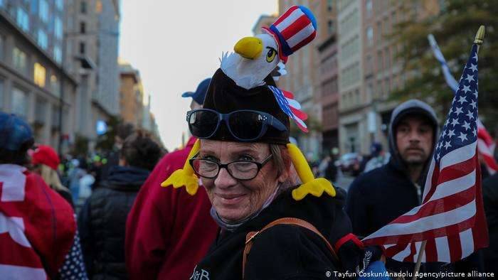 На митинге в поддержку Трампа