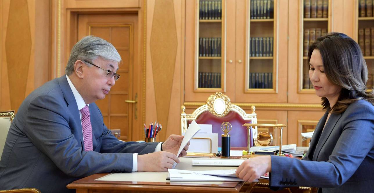 Касым-Жомарт Токаев и Анар Жаилганова