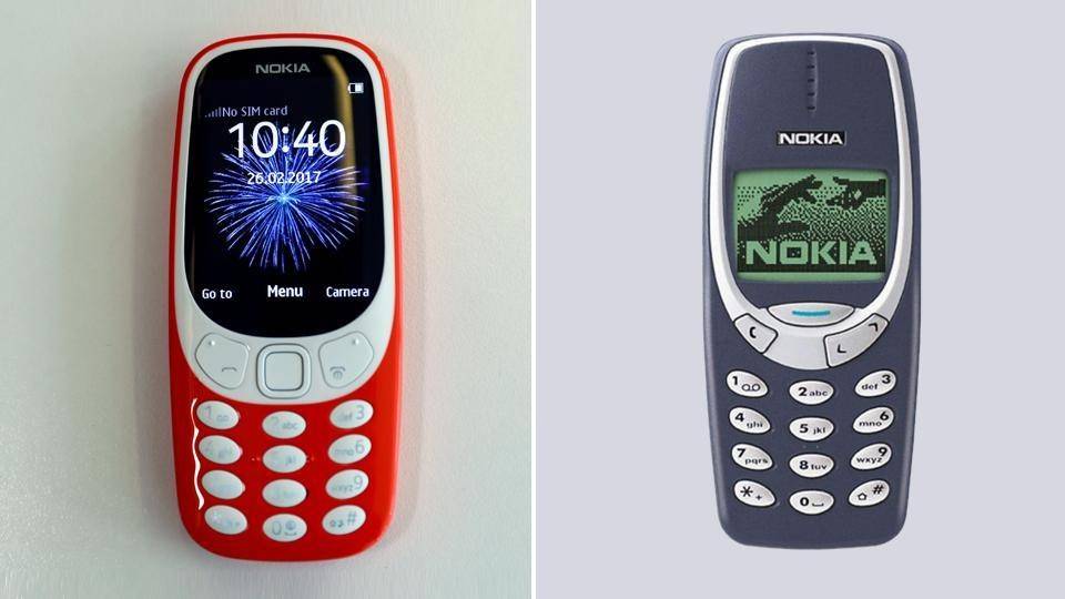 Nokia 3310 2017 и 2000 годов