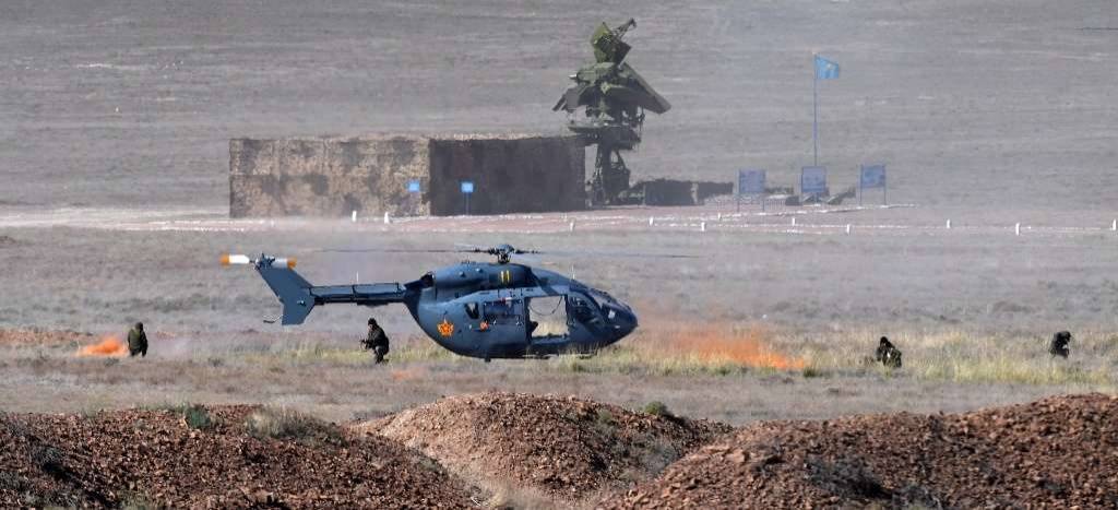 Военную технику испытали в учениях 