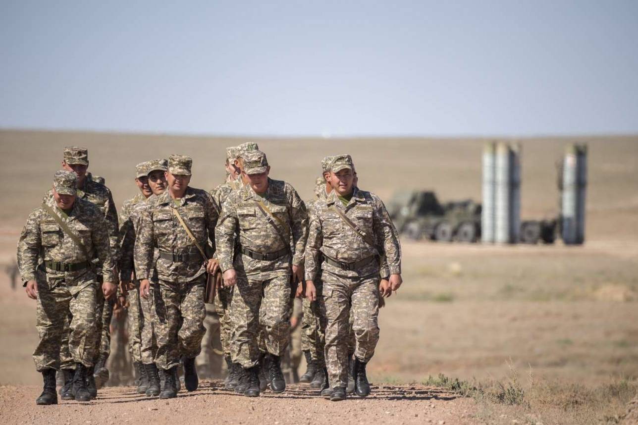 Боевой расчет С-300 после стрельбы