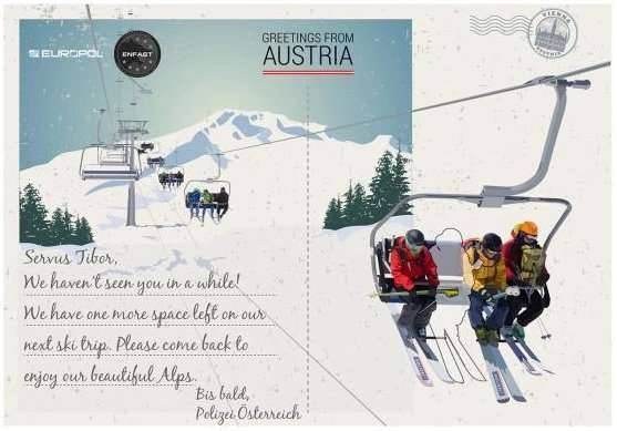Австрия. Карточка для розыска Тибора Фоко, обвиняемого в убийстве девушки лёгкого поведения в 1986 году. Фоко был приговорён к пожизненному заключению, но сбежал из тюрьмы в 1995 году