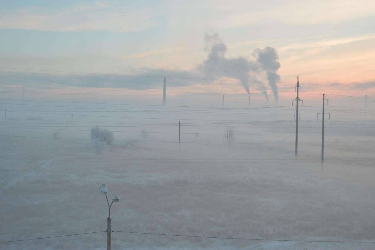 Смог над городом Сибай