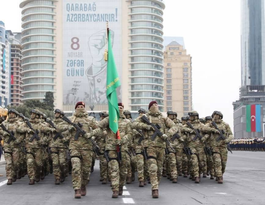 Парад победы прошёл в столице Азербайджана