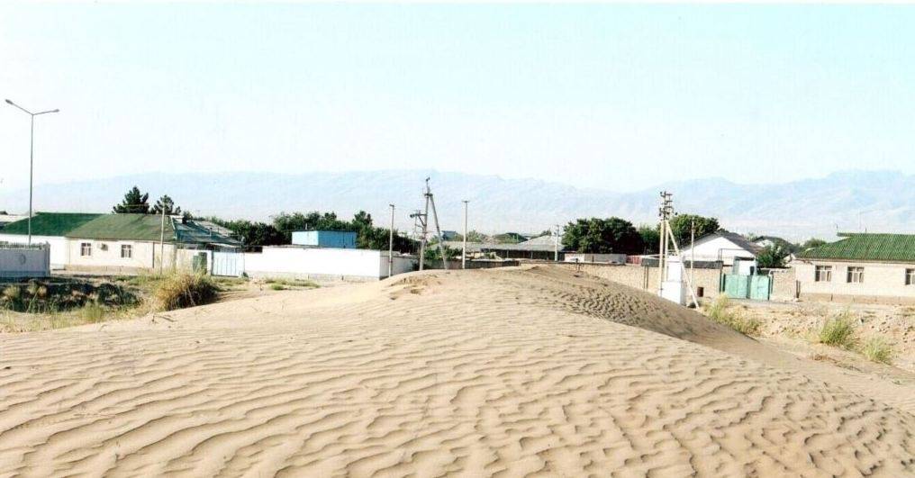 Подвижные пески пришли в населённые пункты Туркменистане