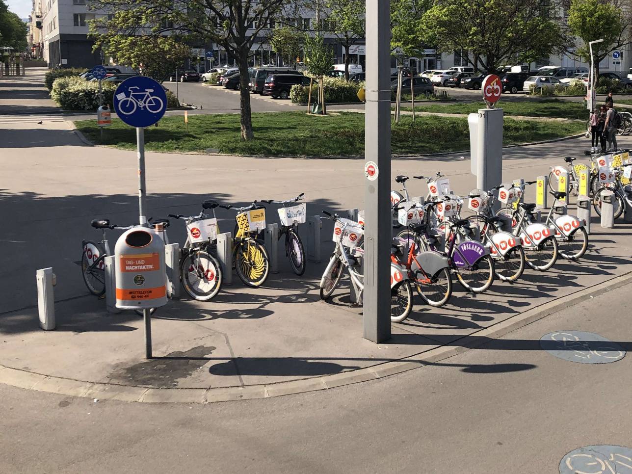 Велосипеды можно брать в аренду бесплатно